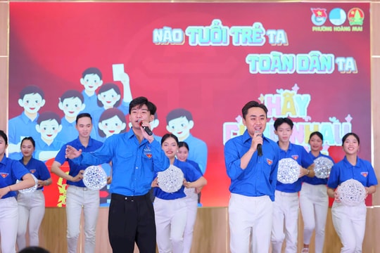 Lan tỏa tinh thần trách nhiệm của cử tri trẻ phường Hoàng Mai