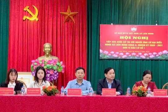 Ứng cử viên đại biểu HĐND xã Liên Minh nhiệm kỳ 2026-2031 hoàn thành tiếp xúc cử tri