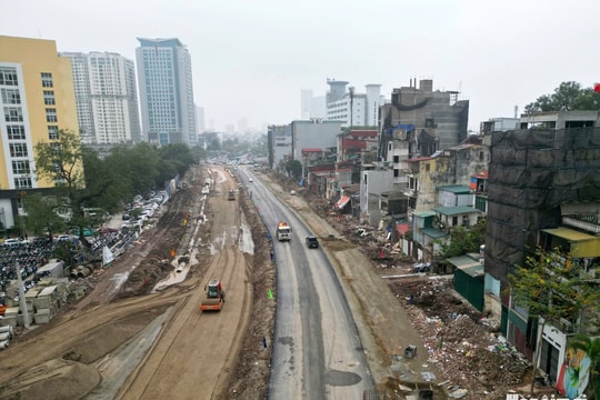 Dự án Vành đai 1 dần lộ diện sau 3 tháng thi công