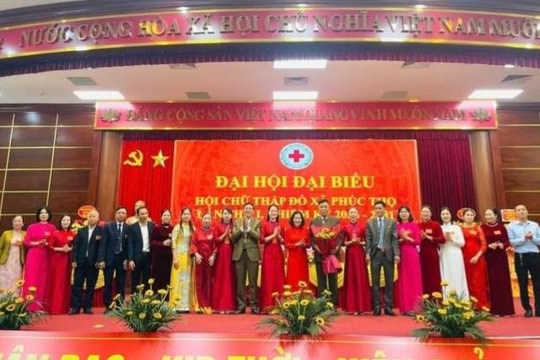 Hội Chữ thập đỏ xã Phúc Thọ tổ chức thành công Đại hội lần thứ nhất