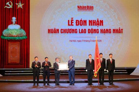 Tổng Bí thư Tô Lâm: Báo Nhân Dân phấn đấu thật sự là ngọn cờ chính trị - tư tưởng của Đảng trên mặt trận báo chí