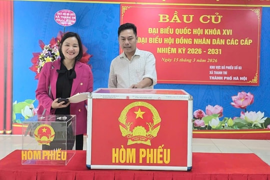 Xã Thanh Trì: rộn ràng, khẩn trương trước ngày bầu cử