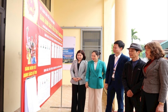Vân Đình siết chặt các khâu chuẩn bị cho ngày bầu cử