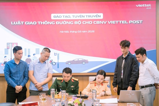 Bồi dưỡng Luật Trật tự, an toàn giao thông đường bộ đối với hơn 10.000 nhân viên Viettel Post