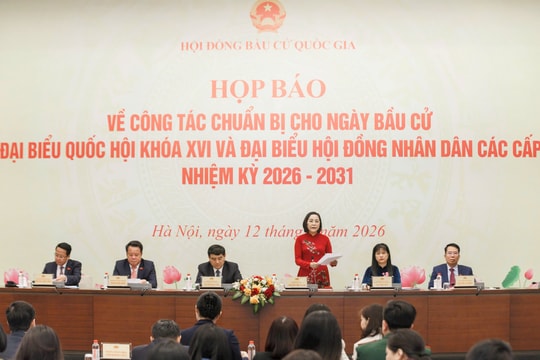 68 giờ nữa bắt đầu ngày bầu cử đại biểu Quốc hội khóa XVI và đại biểu HĐND các cấp nhiệm kỳ 2026-2031