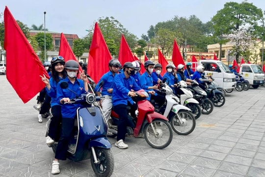 Tuổi trẻ Thiên Lộc "thắp lửa" trách nhiệm hướng về ngày hội non sông