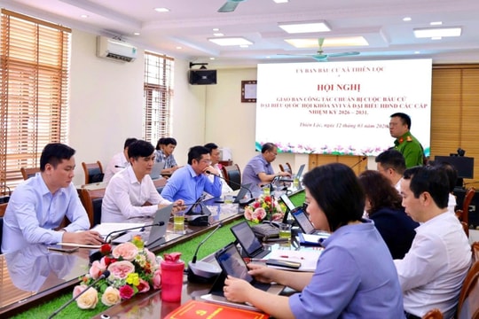 Xã Thiên Lộc rà soát các nhiệm vụ chuẩn bị cho ngày bầu cử