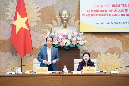 Dự án Luật Thủ đô (sửa đổi) đủ điều kiện trình Ủy ban Thường vụ Quốc hội cho ý kiến