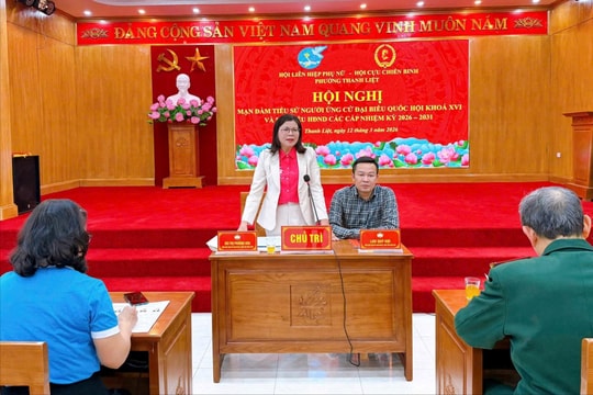 Phường Thanh Liệt mạn đàm tiểu sử ứng cử viên đại biểu Quốc hội và HĐND các cấp nhiệm kỳ 2026-2031