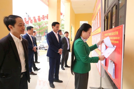 Xã Bất Bạt hoàn tất các khâu chuẩn bị cho ngày bầu cử
