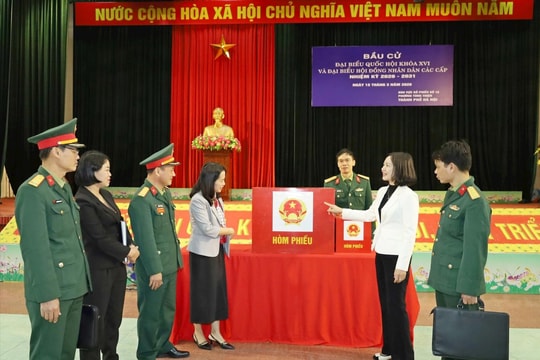 Phường Tùng Thiện hoàn tất các điều kiện phục vụ cuộc bầu cử