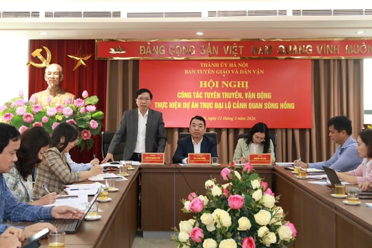 Tuyên truyền, vận động, tạo đồng thuận trong thực hiện Dự án Trục Đại lộ cảnh quan sông Hồng