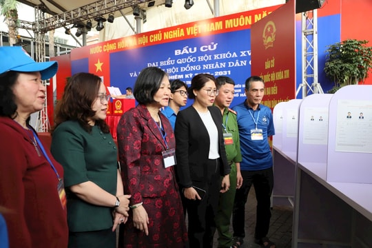 Phường Cửa Nam triển khai diễn tập, sẵn sàng cho ngày bầu cử 15-3