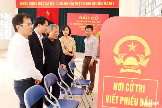Chuẩn bị chu đáo tại 36 khu vực bỏ phiếu ở phường Kiến Hưng