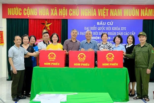 Phường Thanh Xuân hoàn tất công tác chuẩn bị, sẵn sàng cho ngày bầu cử