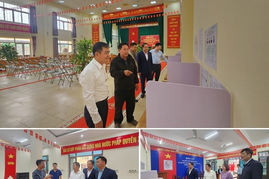 Xã Hưng Đạo rực rỡ cờ hoa chào mừng ngày bầu cử