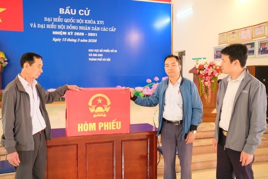 Xã Kim Anh: Cử tri hào hứng hướng về ngày hội bầu cử