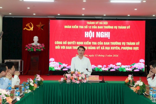 Phó Chủ tịch UBND thành phố Hà Nội Nguyễn Xuân Lưu kiểm tra công tác chuẩn bị bầu cử tại 4 xã: Phú Xuyên, Đại Xuyên, Phượng Dực, Chuyên Mỹ