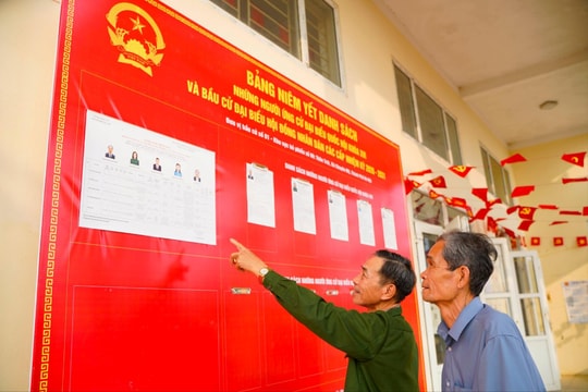 Cử tri xã Chuyên Mỹ háo hức đón chờ ngày hội non sông