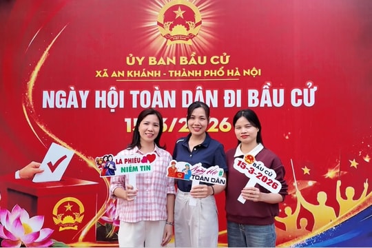 Xã An Khánh sáng tạo, hiệu quả trong tuyên truyền bầu cử