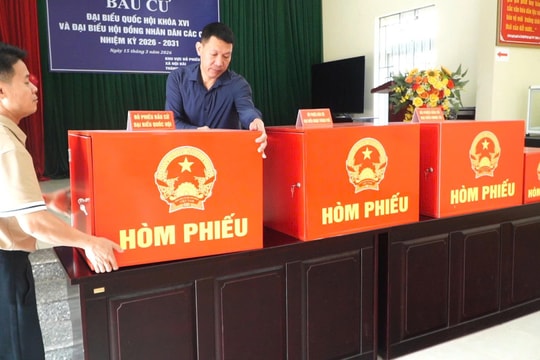 Chuẩn bị chu đáo cho ngày hội bầu cử tại xã Nội Bài