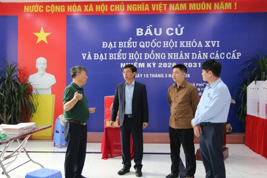 33 khu vực bỏ phiếu tại phường Xuân Phương sẵn sàng cho ngày bầu cử