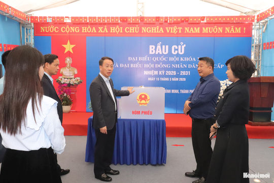 Bảo đảm các điều kiện tốt nhất cho ngày bầu cử tại xã Bình Minh