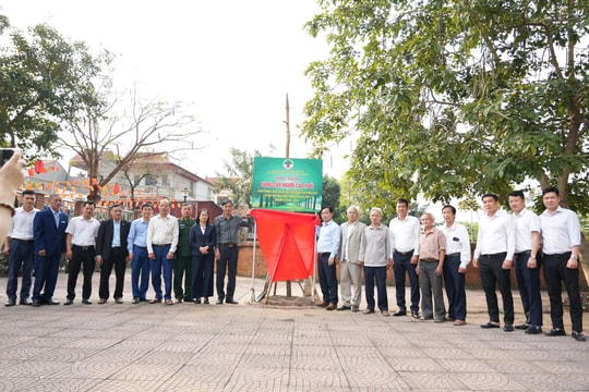 Thêm sắc xanh cho xã Liên Minh trước ngày hội của toàn dân