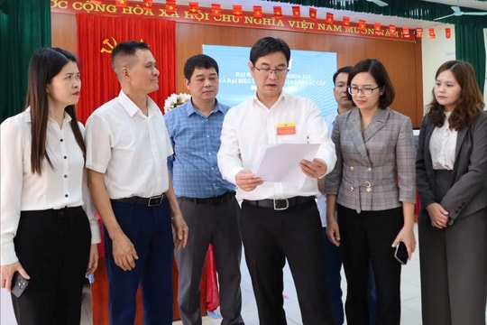 Ủy ban MTTQ Việt Nam thành phố Hà Nội kiểm tra công tác bầu cử tại 4 xã: Quang Minh, Tiến Thắng, Yên Lãng, Mê Linh
