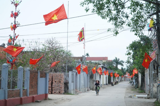 Rộn ràng không khí trước ngày hội non sông tại xã Trần Phú