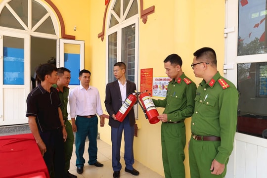 Xã Hồng Sơn chủ động bảo đảm an ninh trật tự phục vụ bầu cử