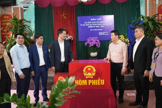 Xã Dương Hòa hoàn tất tuyên truyền, sẵn sàng cho ngày bầu cử