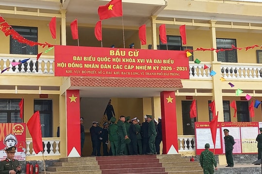 Hải Phòng: Đặc khu Bạch Long Vĩ bầu cử sớm