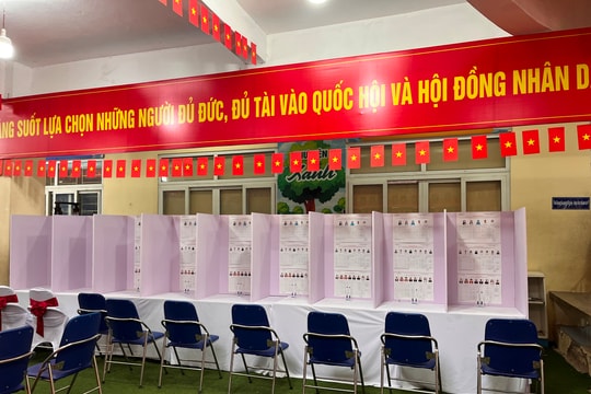 Phường Vĩnh Tuy hoàn tất công tác chuẩn bị cho ngày bầu cử