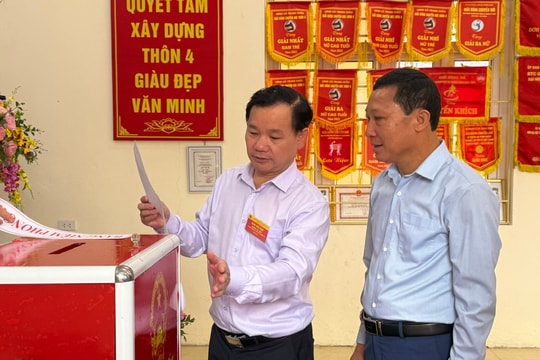 Chủ động từ cơ sở cho ngày bầu cử tại xã Liên Minh