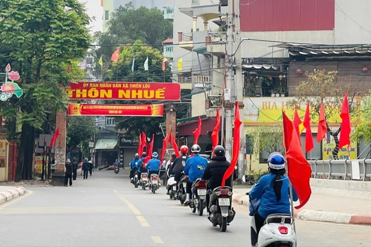 Thiên Lộc tăng cường tuyên truyền lưu động trước ngày hội lớn
