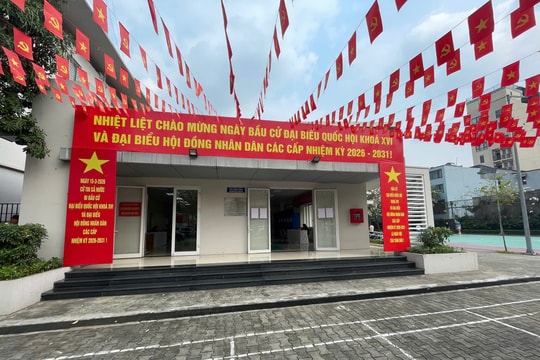 Phường Phú Thượng: 16 khu vực bỏ phiếu sẵn sàng cho Ngày hội non sông