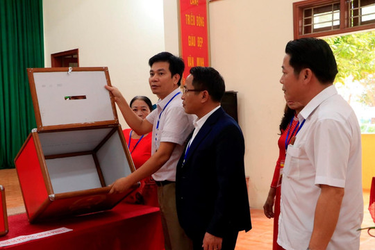 Xã Thượng Phúc tưng bừng đón chờ ngày bầu cử