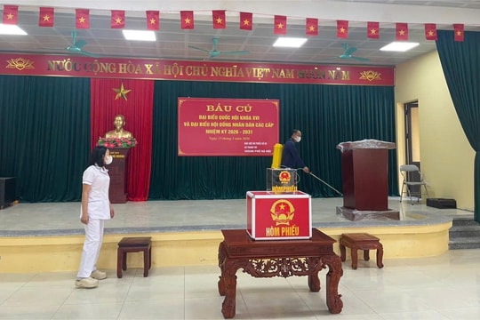 Bảo đảm công tác y tế sẵn sàng phục vụ ngày bầu cử tại xã Thanh Trì