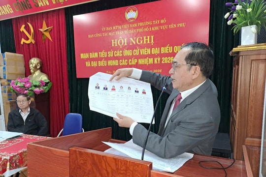 Người cao tuổi phường Tây Hồ gương mẫu lan tỏa tinh thần ngày bầu cử