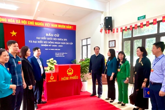 Sẵn sàng mọi điều kiện để cuộc bầu cử diễn ra dân chủ, an toàn, đúng pháp luật