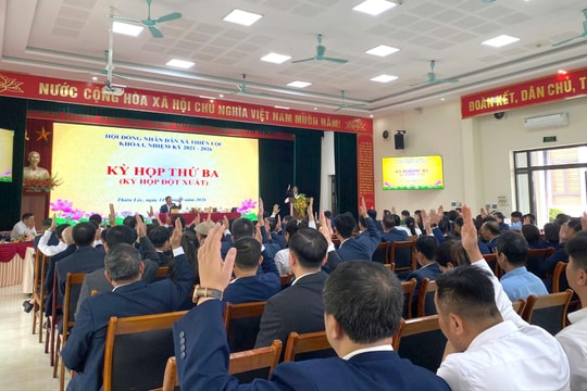 HĐND xã Thiên Lộc phê chuẩn quyết toán ngân sách năm 2025