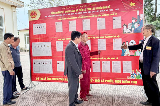 Ứng Thiên sẵn sàng cho ngày hội toàn dân