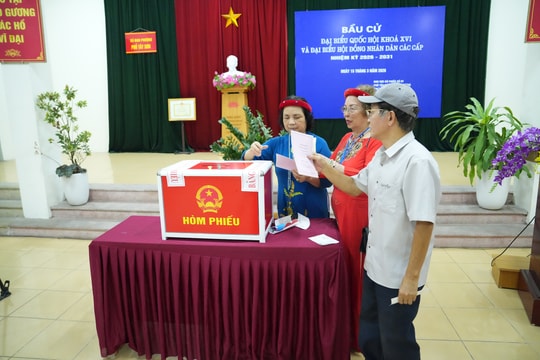 Xã Đan Phượng cử tri gửi trọn niềm tin và kỳ vọng vào lá phiếu