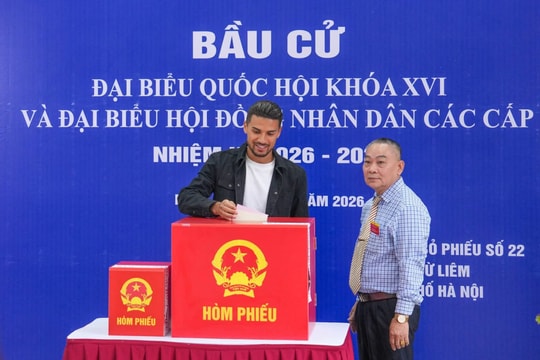 Phường Từ Liêm: Cử tri tham gia bầu cử đạt 99,55%