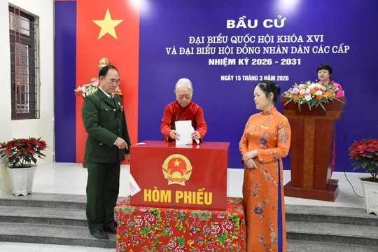 Cử tri Hoài Đức gửi trọn sự kỳ vọng và niềm tin vào mỗi lá phiếu