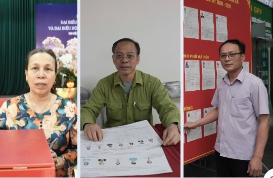 Cử tri Khương Đình gửi gắm kỳ vọng, niềm tin qua lá phiếu