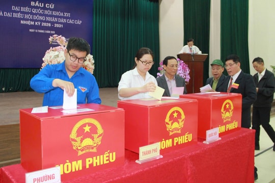 Khương Đình tổ chức thành công ngày hội bầu cử của toàn dân