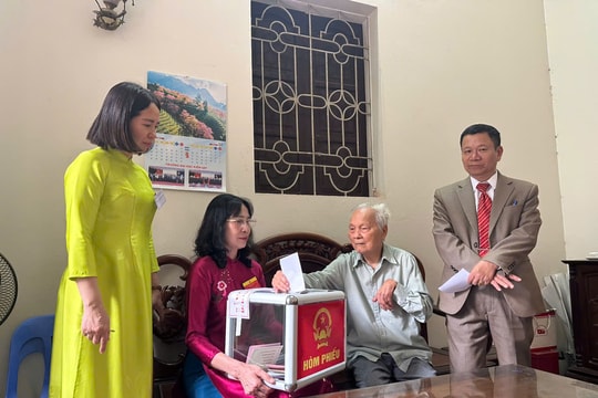 Phường Dương Nội không để bất kỳ cử tri nào không được thực hiện quyền bầu cử