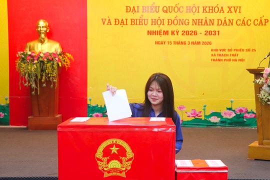 Cử tri xã Thạch Thất mang theo niềm tin tham gia bầu cử
